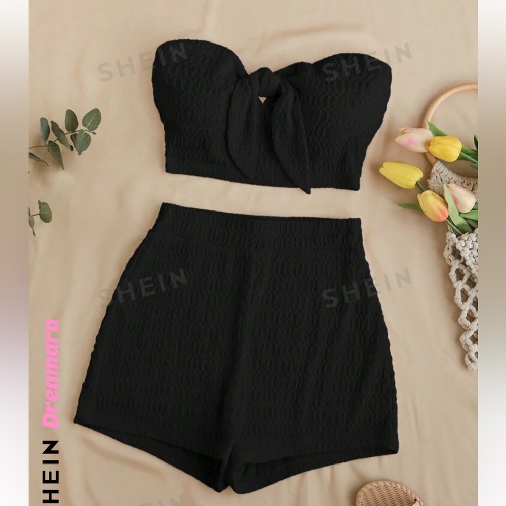 Textured Two-Piece Set - Picture 2 of 2